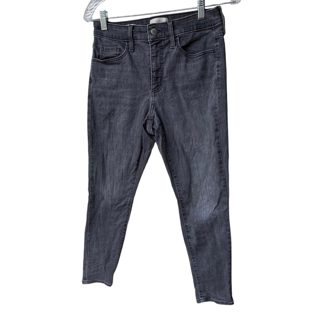 universal thread washed gray high rise skinny jeans, women size 4